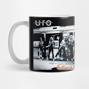 UFO NO PLACE TO RUN MERCH VTG Mug